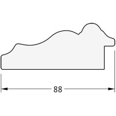 Зеркало Evoform Exclusive-G 106х106 BY 4448 с гравировкой в багетной раме - Римское серебро 88 мм