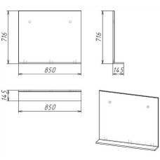 Зеркало Grossman Тенза 85 208501 Веллингтон
