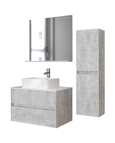 Зеркало Grossman Эдванс 80 208007 Цемент светлый