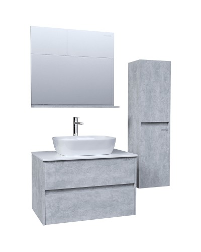 Зеркало Grossman Эдванс 80 208007 Цемент светлый