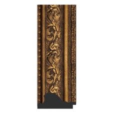 Зеркало Evoform Exclusive-G 125х100 BY 4384 с гравировкой в багетной раме - Виньетка состаренная бронза 109 мм