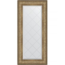 Зеркало Evoform Exclusive-G 130х60 BY 4081 с гравировкой в багетной раме - Виньетка античная бронза 109 мм