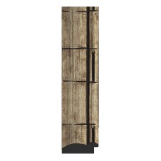 Зеркало Evoform Exclusive-G 128х73 BY 4222 с гравировкой в багетной раме - Серебряный бамбук 73 мм