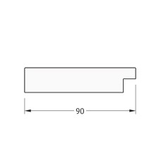 Зеркало Evoform Exclusive-G 131х76 BY 4237 с гравировкой в багетной раме - Чеканка золотая 90 мм