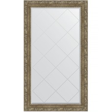 Зеркало Evoform Exclusive-G 130х75 BY 4231 с гравировкой в багетной раме - Виньетка античная латунь 85 мм