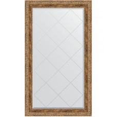 Зеркало Evoform Exclusive-G 130х75 BY 4230 с гравировкой в багетной раме - Виньетка античная бронза 85 мм