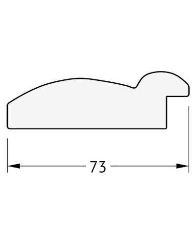 Зеркало Evoform Exclusive-G 123х53 BY 4050 с гравировкой в багетной раме - Серебряный бамбук 73 мм