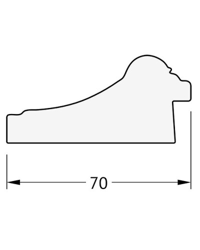 Зеркало Evoform Exclusive-G 123х53 BY 4048 с гравировкой в багетной раме - Прованс с плетением 70 мм
