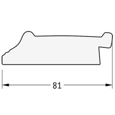 Зеркало Evoform Exclusive-G 124х55 BY 4053 с гравировкой в багетной раме - Черный ардеко 81 мм