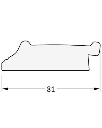 Зеркало Evoform Exclusive-G 124х55 BY 4053 с гравировкой в багетной раме - Черный ардеко 81 мм