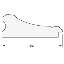 Зеркало Evoform Exclusive-G 107х80 BY 4209 с гравировкой в багетной раме - Барокко серебро 106 мм