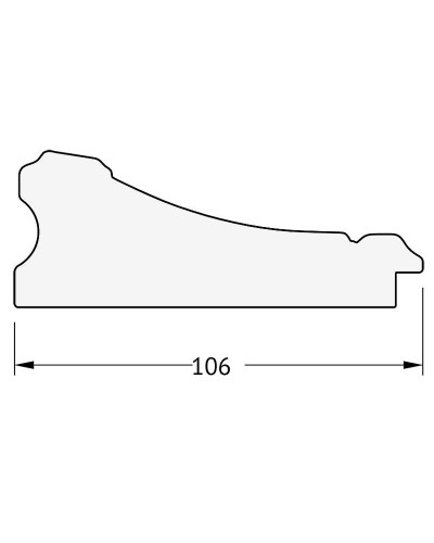 Зеркало Evoform Exclusive-G 107х80 BY 4209 с гравировкой в багетной раме - Барокко серебро 106 мм