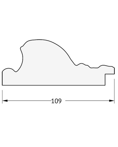 Зеркало Evoform Exclusive-G 108х80 BY 4211 с гравировкой в багетной раме - Виньетка серебро 109 мм