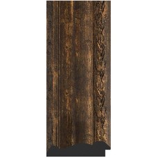 Зеркало Evoform Exclusive-G 132х62 BY 4086 с гравировкой в багетной раме - Состаренное дерево с орнаментом 120 мм