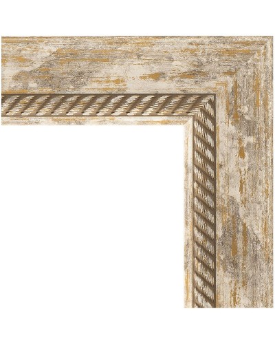 Зеркало Evoform Exclusive-G 153х63 BY 4134 с гравировкой в багетной раме - Прованс с плетением 70 мм