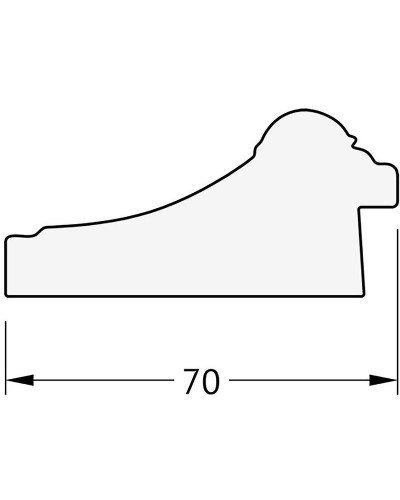 Зеркало Evoform Exclusive-G 153х63 BY 4132 с гравировкой в багетной раме - Состаренное серебро с плетением 70 мм
