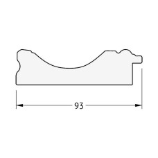 Зеркало Evoform Exclusive Floor 202х82 BY 6122 с фацетом в багетной раме - Бронзовый акведук 93 мм