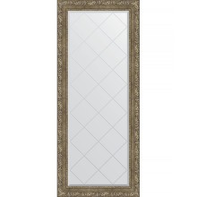Зеркало Evoform Exclusive-G 155х66 BY 4145 с гравировкой в багетной раме - Виньетка античная латунь 85 мм