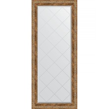 Зеркало Evoform Exclusive-G 155х66 BY 4144 с гравировкой в багетной раме - Виньетка античная бронза 85 мм