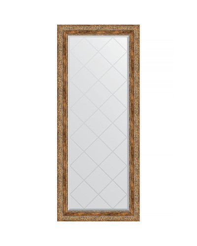 Зеркало Evoform Exclusive-G 155х66 BY 4144 с гравировкой в багетной раме - Виньетка античная бронза 85 мм