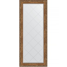 Зеркало Evoform Exclusive-G 155х66 BY 4142 с гравировкой в багетной раме - Виньетка бронзовая 85 мм