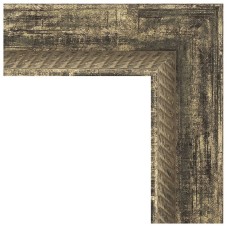 Зеркало Evoform Exclusive-G 118х93 BY 4350 с гравировкой в багетной раме - Старое дерево с плетением 70 мм