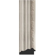 Зеркало Evoform Exclusive-G 156х66 BY 4147 с гравировкой в багетной раме - Римское серебро 88 мм