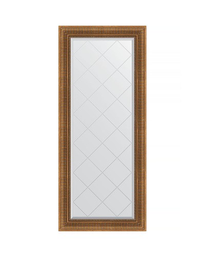 Зеркало Evoform Exclusive-G 157х67 BY 4154 с гравировкой в багетной раме - Бронзовый акведук 93 мм