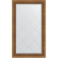 Зеркало Evoform Exclusive-G 132х77 BY 4240 с гравировкой в багетной раме - Бронзовый акведук 93 мм