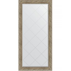 Зеркало Evoform Exclusive-G 157х75 BY 4272 с гравировкой в багетной раме - Виньетка античное серебро 85 мм