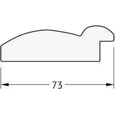 Зеркало Evoform Exclusive-G 135х73 BY 4265 с гравировкой в багетной раме - Серебряный бамбук 73 мм