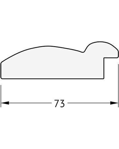 Зеркало Evoform Exclusive-G 135х73 BY 4265 с гравировкой в багетной раме - Серебряный бамбук 73 мм