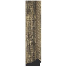 Зеркало Evoform Exclusive-G 135х73 BY 4264 с гравировкой в багетной раме - Старое дерево с плетением 70 мм