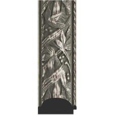 Зеркало Evoform Exclusive Floor 203х84 BY 6125 с фацетом в багетной раме - Византия серебро 99 мм