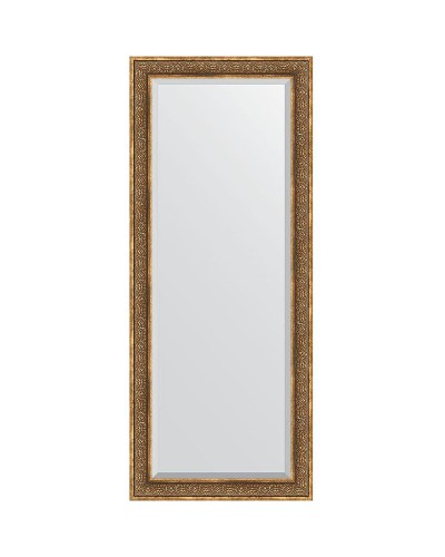 Зеркало Evoform Exclusive Floor 204х84 BY 6131 с фацетом в багетной раме - Вензель бронзовый 101 мм