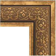 Зеркало Evoform Exclusive Floor 204х84 BY 6131 с фацетом в багетной раме - Вензель бронзовый 101 мм