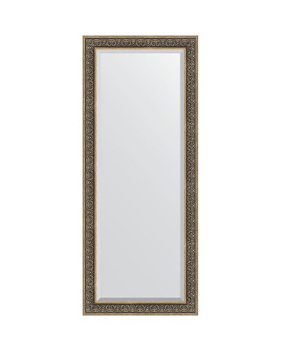 Зеркало Evoform Exclusive Floor 204х84 BY 6132 с фацетом в багетной раме - Вензель серебряный 101 мм