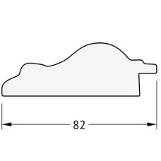 Зеркало Evoform Exclusive-G 120х95 BY 4355 с гравировкой в багетной раме - Старый гипс 82 мм