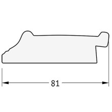 Зеркало Evoform Exclusive-G 120х95 BY 4354 с гравировкой в багетной раме - Черный ардеко 81 мм