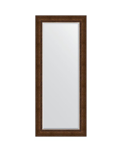 Зеркало Evoform Exclusive Floor 207х87 BY 6139 с фацетом в багетной раме - Состаренная бронза с орнаментом 120 мм