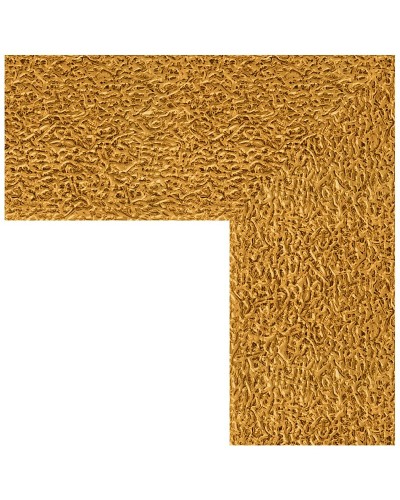 Зеркало Evoform Exclusive-G 121х96 BY 4366 с гравировкой в багетной раме - Чеканка золотая 90 мм