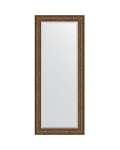 Зеркало Evoform Exclusive Floor 205х85 BY 6137 с фацетом в багетной раме - Виньетка состаренная бронза 109 мм