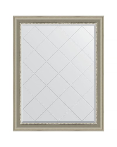 Зеркало Evoform Exclusive-G 121х96 BY 4364 с гравировкой в багетной раме - Хамелеон 88 мм