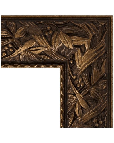 Зеркало Evoform Exclusive Floor 203х114 BY 6166 с фацетом в багетной раме - Византия бронза 99 мм