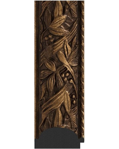 Зеркало Evoform Exclusive Floor 203х114 BY 6166 с фацетом в багетной раме - Византия бронза 99 мм