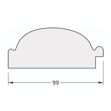 Зеркало Evoform Exclusive Floor 203х114 BY 6166 с фацетом в багетной раме - Византия бронза 99 мм