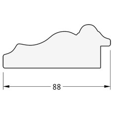 Зеркало Evoform Exclusive-G 121х96 BY 4362 с гравировкой в багетной раме - Римское серебро 88 мм