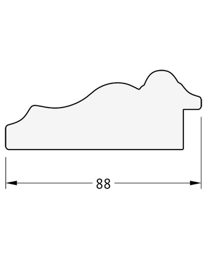Зеркало Evoform Exclusive-G 121х96 BY 4362 с гравировкой в багетной раме - Римское серебро 88 мм
