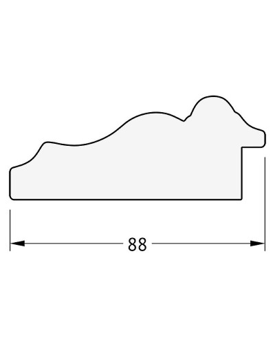 Зеркало Evoform Exclusive-G 121х96 BY 4361 с гравировкой в багетной раме - Римское золото 88 мм