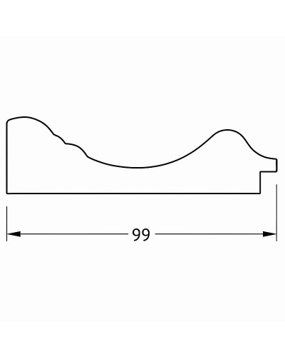 Зеркало Evoform Exclusive Floor 204х114 BY 6169 с фацетом в багетной раме - Травленая бронза 99 мм